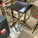 Miniforms - Italy Modern Wood & Metal Adjustable BAR/COUNTER STOOL 16w16d32h