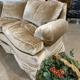 Custom Velvet Down Filled SOFA Gold 108w40d33