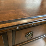 Jamestown Antique 5-Drawer w/ Mirror On Casters DRESSERS/CHESTS 48w24d67h