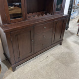 Ashley Furniture Holloway China CABINET Mahogany Stained 66w19d85h