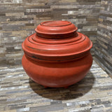1900's Lacquer Urn ACCESSORIES Red 12d12h