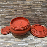 1900's Lacquer Urn ACCESSORIES Red 12d12h