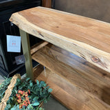 Bloomhome Artisan Triple Shelf CONSOLE TABLE 48w17d31h