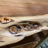 Bloomhome Artisan Triple Shelf CONSOLE TABLE 48w17d31h