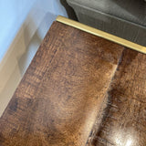 Wooden Iron Sofa - Gold SIDE TABLE 15Wx15Dx25.5H