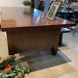 Antique Arts & Crafts Era Solid Oak Work Table DESKS 96Wx42Dx30H