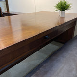 Antique Arts & Crafts Era Solid Oak Work Table DESKS 96Wx42Dx30H