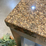 Room & Board Granite Top Steel Base Parsons DINING TABLE 60Wx36Dx29.5H