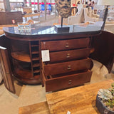 Better Homes and Gardens Granite Top Two-Door Credenza BUFFET/SIDEBOARD 69w21d38h