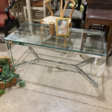 Rectangular Glass & Acrylic COFFEE/COCKTAIL TABLE 48w24d20h