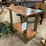 Bloomhome Artisan 2-Shelf SIDE TABLE 28Wx16Dx28H