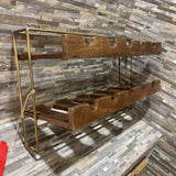 Bloomhome Opulence Ten Bottle Wine Shelf ACCESSORIES 25.5Wx9.5Dx16H