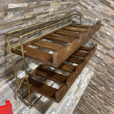 Bloomhome Opulence Ten Bottle Wine Shelf ACCESSORIES 25.5Wx9.5Dx16H