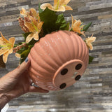 Vintage Ceramic Planter w/ Faux Arrangement ACCESSORIES 12Wx12H