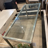 Room & Board Parsons Metal & Glass CONSOLE TABLE 60w24d29h