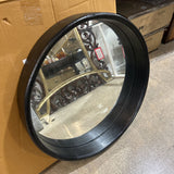 Bloomhome Luca Wooden Round Mirror Black MIRRORS 30d