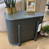 The Marais 2-Drawer NIGHTSTAND Fir Lacquer 26w18.5d20h