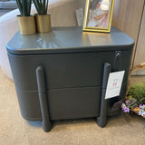 The Marais 2-Drawer NIGHTSTAND Fir Lacquer 26w18.5d20h