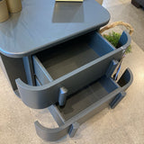 The Marais 2-Drawer NIGHTSTAND Fir Lacquer 26w18.5d20h
