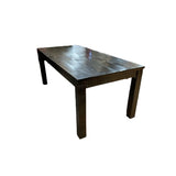 Villa2 Havana Dark Wood Square Leg DINING TABLE 76w36d30.5h