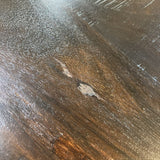 Villa2 Havana Dark Wood Square Leg DINING TABLE 76w36d30.5h