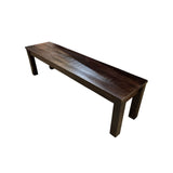 Villa2 Havana Dark Wood Dining BENCH 67w16d18h