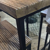 Bloomhome Slider Pedestal Set Of 2 FURNITURE 15w15d40.5h