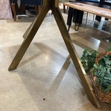 Bloomhome Carter Rectangle Solid Wood DINING TABLE 60w36d30h