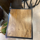 Bloomhome Eva Leather Magazine Table END/SIDE TABLE 18w12d26h