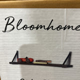 Bloomhome Holly Leather Strap Wall Shelf Large ACCESSORIES 47w7d11h