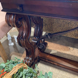 Wooden Fold-Out Credenza CONSOLE TABLE 70w19d31h