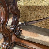 Wooden Fold-Out Credenza CONSOLE TABLE 70w19d31h