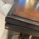Wooden Fold-Out Credenza CONSOLE TABLE 70w19d31h
