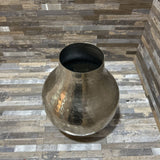 West Elm Hammered Silver Vase ACCESSORIES 6d8h