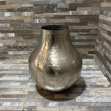 West Elm Hammered Silver Vase ACCESSORIES 6d8h