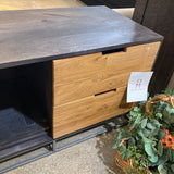 CB2 Congo Media Credenza MEDIA CONSOLE 56w18d20h