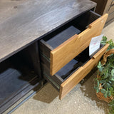 CB2 Congo Media Credenza MEDIA CONSOLE 56w18d20h