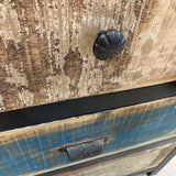 Villa2 Black Reclaimed Mosaic 6-Drawer Large DRESSERS/CHESTS 51w18d32h