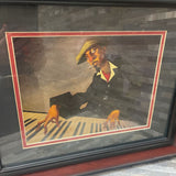 "Piano Man" By Justin Bua Print ART WORK 18Wx16H
