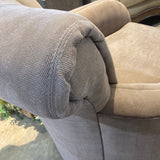 Art Deco Glider w/ Channel Tufting ROCKING CHAIRS Taupe 32w28d32h