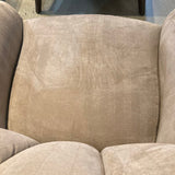 Art Deco Glider w/ Channel Tufting ROCKING CHAIRS Taupe 32w28d32h