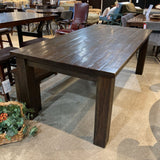 Rectangular Solid Wood Parsons DINING TABLE 80w40d30h
