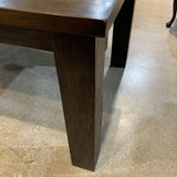 Rectangular Solid Wood Parsons DINING TABLE 80w40d30h