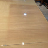 Italian Made Maple Lacquer DINING TABLE 70Wx42Dx31H (+18" leaf)