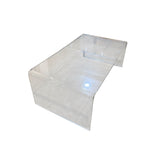 CB2 Low Profile Acrylic Waterfall Table COFFEE/COCKTAIL TABLE 37w21d14h