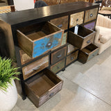 Villa2 Wooden 16-Drawer DRESSERS/CHESTS 65Wx16Dx39.5H