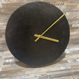 Verona Quartz Wall Clock - Black ACCESSORIES 10Wx1.75D