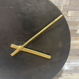 Verona Quartz Wall Clock - Black ACCESSORIES 10Wx1.75D