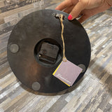 Verona Quartz Wall Clock - Black ACCESSORIES 10Wx1.75D