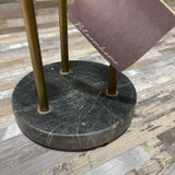 Bloomhome Fleur Iron Marble Candle Stand - Black Base ACCESSORIES